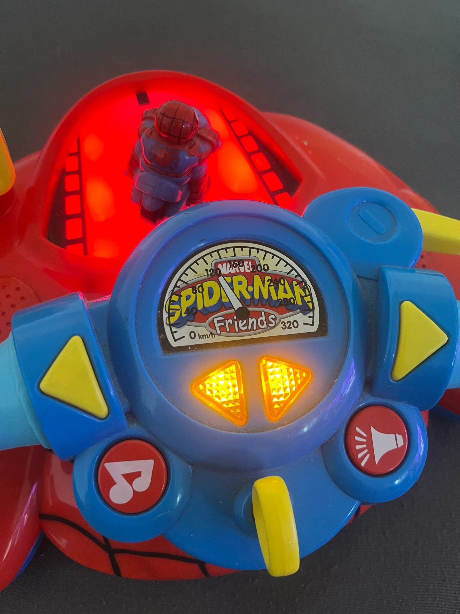 Interactieve muzikale Spider-Man Marvel motor + lichten Zeer goede staat – photo 5